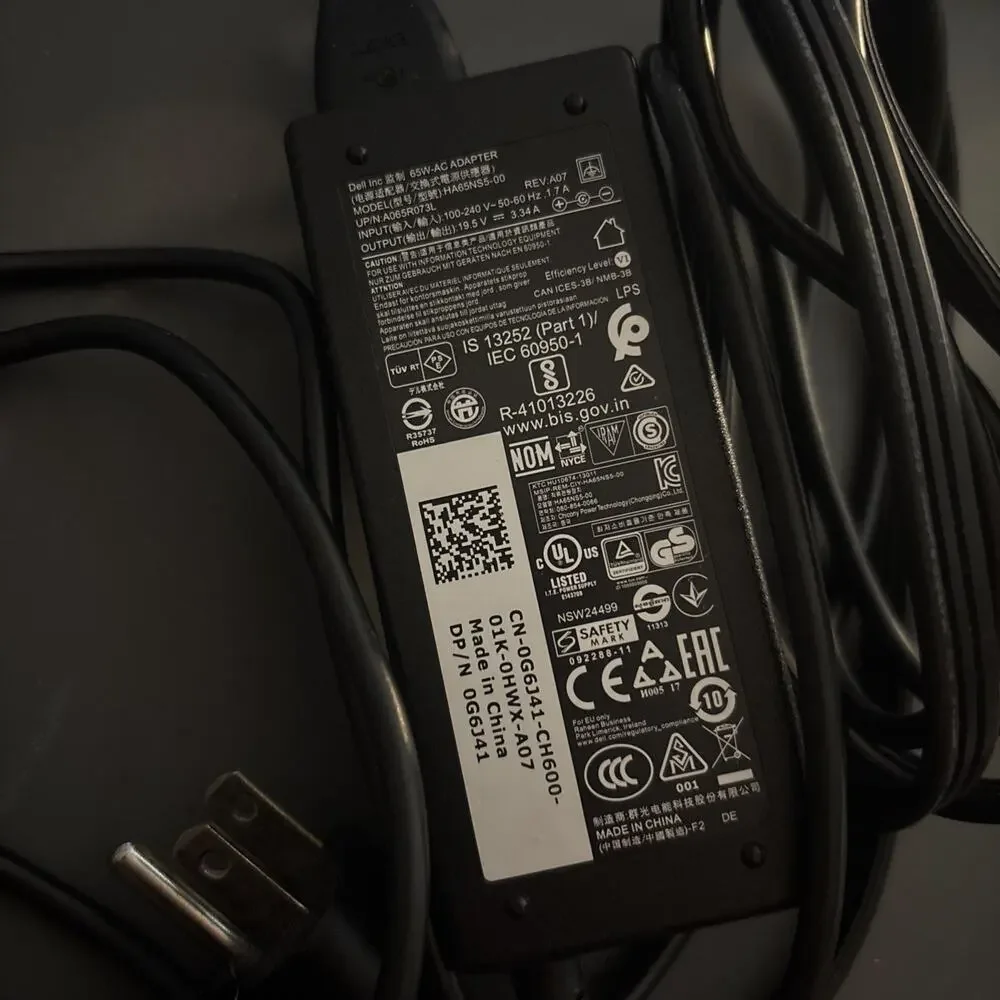 DELL AC Adapter Model HA65 NS5-00